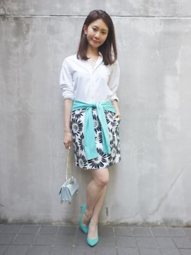DRWCYS・PR 生駒典子さん（レディース・159cm）の春コーディネート