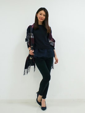 DRWCYS・PR 生駒典子さん(レディース・159cm)の秋コーディネート