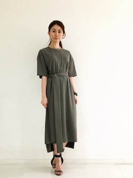 「DRWCYS（ドロシーズ）のアイテム（アクセサリー）」を使った、DRWCYS・PR 生駒典子さん（レディース・159cm）の夏コーディネート