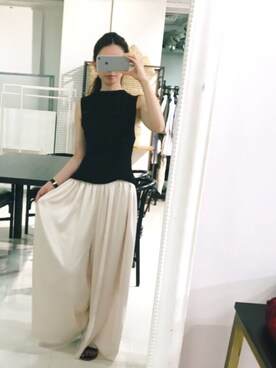 DRWCYS・PR 生駒典子さん(レディース・159cm)の夏コーディネート