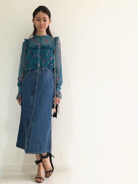 DRWCYS・PR 生駒典子さん（レディース・159cm）の秋コーディネート