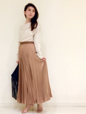 「DRWCYS（ドロシーズ）のアイテム」を使った、DRWCYS・PR 生駒典子さん（レディース・159cm）の冬コーディネート