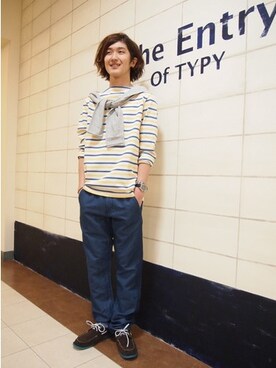 Ippei Suzukiさん（メンズ・175cm）の春コーディネート