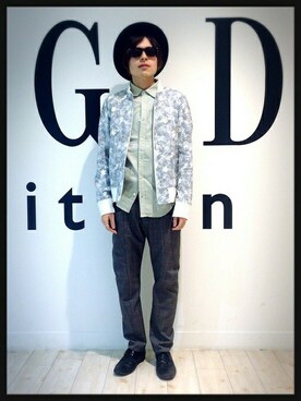 「GGD（ジージーディー）のアイテム（MA-1）」を使った、GGDedition八王子店さん（メンズ・173cm）の春コーディネート