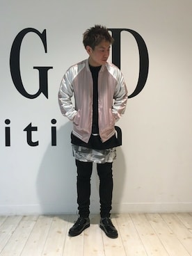 「GGD（ジージーディー）のアイテム」を使った、GGDedition八王子店さん（メンズ・177cm）の冬コーディネート