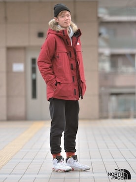 藤村 拓実さん（メンズ・180cm）の冬コーディネート