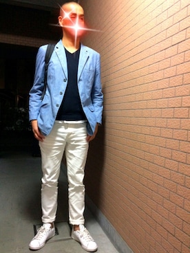 「LEMAIRE（ルメール）のアイテム（デニムジャケット）」を使った、rintosaku &  8さん（メンズ・180cm）の秋コーディネート