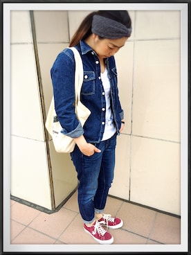 「ONE STAR」｜◡̈⃝tommmy◡̈⃝さん（レディース・158cm）の春コーディネート