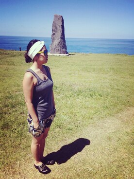 「ALTERNATIVE APPAREL（オルタナティブアパレル）のアイテム」を使った、◡̈⃝tommmy◡̈⃝さん（レディース・158cm）の夏コーディネート