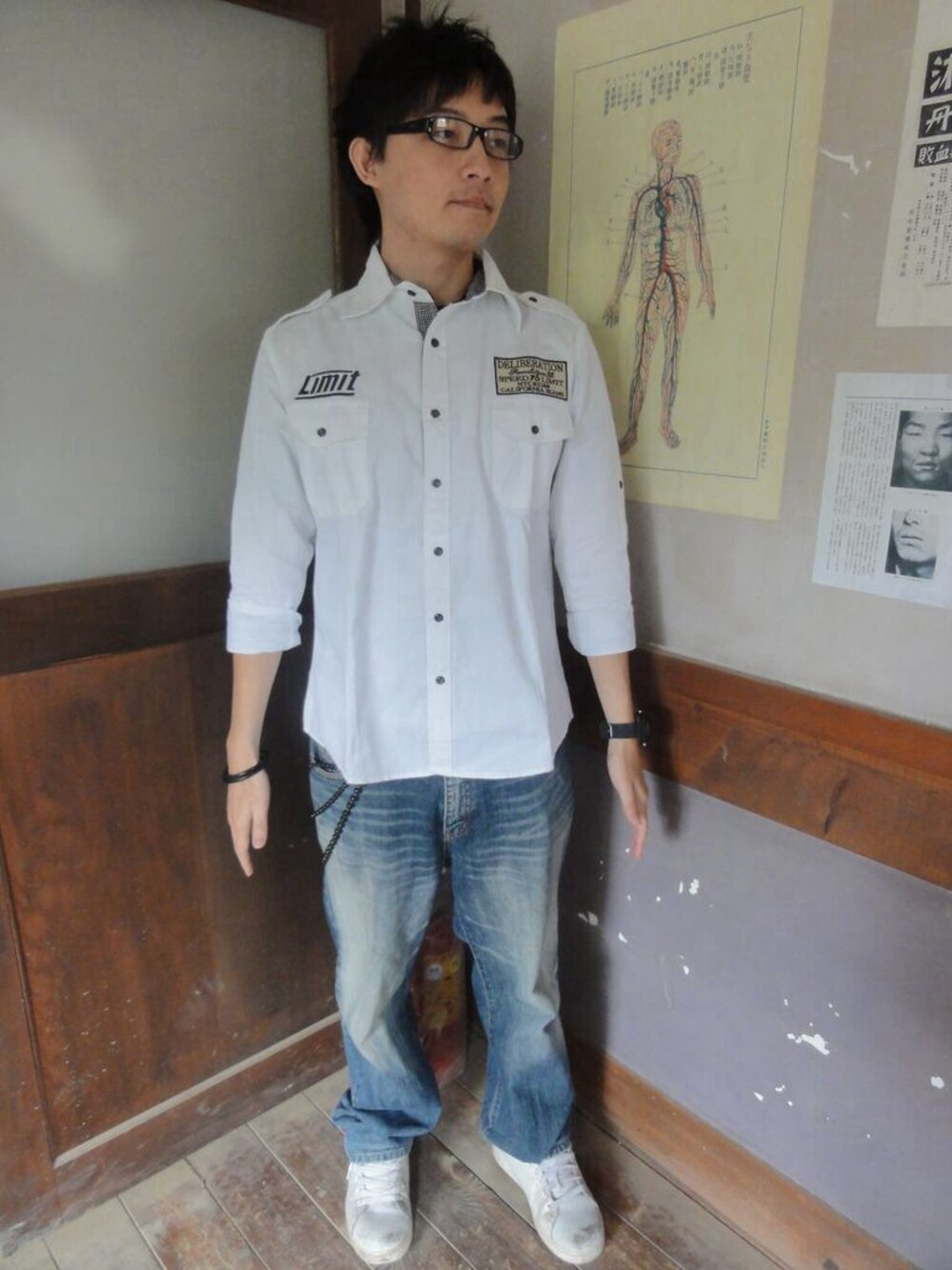 「アイテム（その他、その他）」を使った、漸漸さん（メンズ・174cm）の夏コーディネートの1枚目の写真
