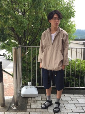 「ダニエルウェリントン」｜「アイテム（ナイロンジャケット）」を使った、takuya kimuraさん（メンズ・175cm）の秋コーディネート
