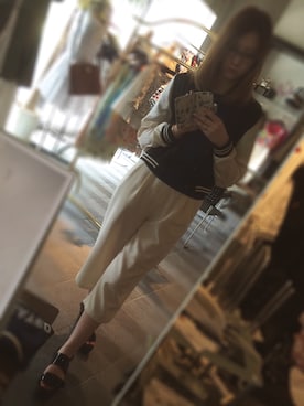 「MONKI（モンキ）のアイテム（サンダル）」を使った、みっちゃそさん（レディース・164cm）の夏コーディネート