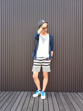 Kuribayashiさん（メンズ・175cm）の夏コーディネート