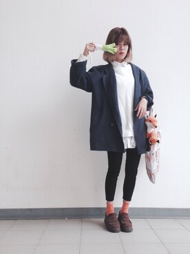 「Taiwan」｜「アイテム（おもちゃ）」を使った、安吉🍀さん（レディース・161cm）の春コーディネート
