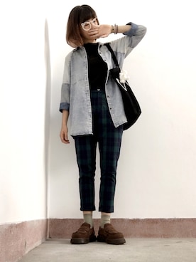 「cece.t（セセティー）のアイテム」を使った、安吉🍀さん（レディース・161cm）の春コーディネート