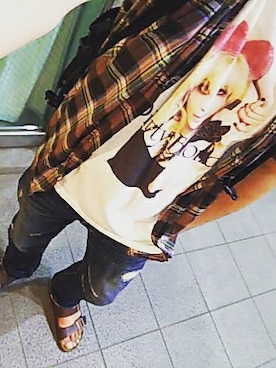 「BIRKENSTOCK（ビルケンシュトック）の＜BIRKENSTOCK（ビルケンシュトック）＞ ARIZONA BIRKOFLOR/サンダル¨ ◆（サンダル）」を使った、ひでさん（メンズ・176cm）の秋コーディネート