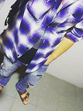 「BIRKENSTOCK（ビルケンシュトック）の＜BIRKENSTOCK（ビルケンシュトック）＞ ARIZONA BIRKOFLOR/サンダル¨ ◆（サンダル）」を使った、ひでさん（メンズ・176cm）の秋コーディネート