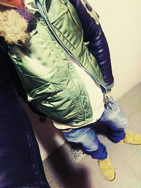 ひでさん（メンズ・176cm）の冬コーディネート