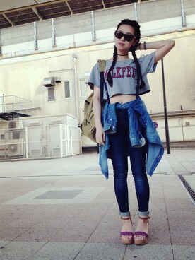 猪股聖子さん（レディース・155cm）の春コーディネート