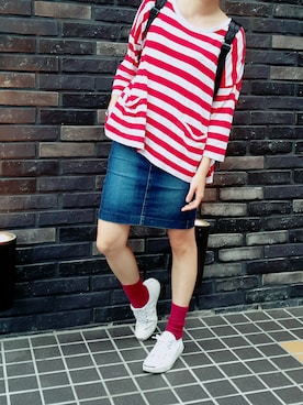 「chocoolate（チョコレート）のアイテム」を使った、TiweiLeeさん（レディース・163cm）の春コーディネート