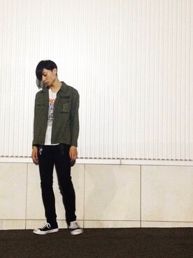 「CONVERSE（コンバース）のCONVERSE コンバース ジャック パーセル / JACK PURCEL（スニーカー）」を使った、ぐらさん（メンズ・174cm）の春コーディネート