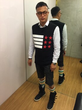 「ZARA BASIC（ザラベーシック）のアイテム」を使った、Walter(hip -HC)さん（メンズ・173cm）の秋コーディネート