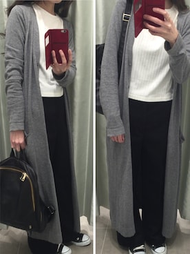 「DHOLIC（ディーホリック）のアイテム（バックパック/リュック）」を使った、yuiさん（レディース・165cm）の秋コーディネート