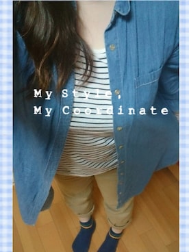 「アイテム（シャツワンピース）」を使った、かほはるさん（レディース・154cm・20代）の春コーディネート