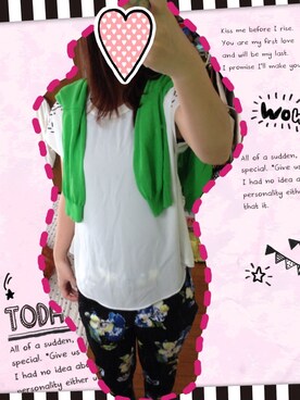 まめさん（レディース・157cm）の夏コーディネート