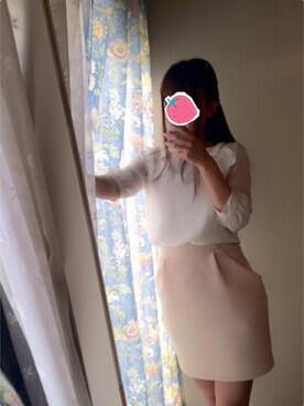 「シフォンブラウス」｜「アイテム（その他）」を使った、まぁさん（レディース・160cm）の秋コーディネート