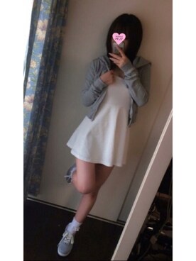 「GYDA（ジェイダ）のアイテム」を使った、まぁさん（レディース・160cm）の春コーディネート