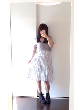 「dazzlin（ダズリン）のアイテム（PC・スマホグッズ/家電）」を使った、まぁさん（レディース・160cm）の秋コーディネート