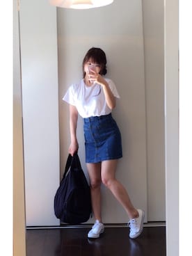 「dazzlin（ダズリン）のアイテム（PC・スマホグッズ/家電）」を使った、まぁさん（レディース・160cm）の秋コーディネート
