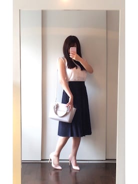 「dazzlin（ダズリン）のアイテム（PC・スマホグッズ/家電）」を使った、まぁさん（レディース・160cm）の秋コーディネート