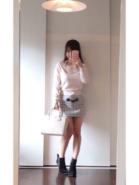 「dazzlin（ダズリン）のアイテム（PC・スマホグッズ/家電）」を使った、まぁさん（レディース・160cm）の秋コーディネート