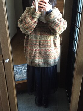 りっちゃんさん(レディース・153cm)の冬コーディネート