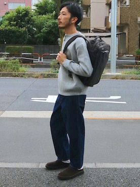 「3wayバッグ」｜LICLEさん（メンズ・171cm）の秋コーディネート