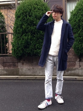 Sato Ryoさん（メンズ・168cm）の冬コーディネート