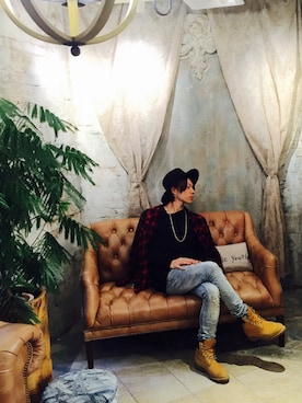 「ハットコーデ」｜SENさん（メンズ・170cm）の秋コーディネート