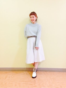 かわかみ かなさん（レディース・152cm）の冬コーディネート