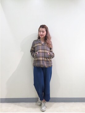 かわかみ かなさん（レディース・152cm）の秋コーディネート