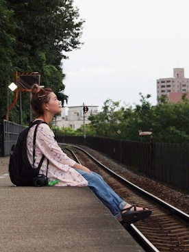 かわかみ かなさん（レディース・152cm）の秋コーディネート