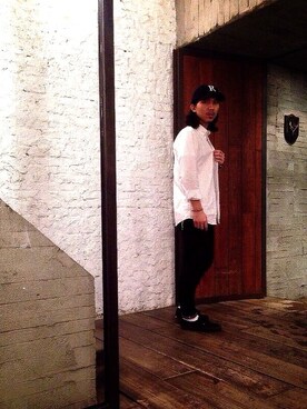 「REMIX（リミックス）のアイテム（パンツ）」を使った、REMIXTAIPEIさん（メンズ・175cm）の夏コーディネート