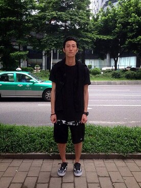 「REMIX（リミックス）のアイテム（パンツ）」を使った、REMIXTAIPEIさん（メンズ・175cm）の夏コーディネート