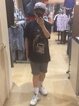 「MSGM（エムエスジーエム）のアイテム（レッグウェア）」を使った、70eidjさん（メンズ・168cm）の夏コーディネート