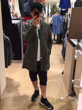 「SSUR（サー）のアイテム（帽子）」を使った、70eidjさん（メンズ・168cm）の秋コーディネート