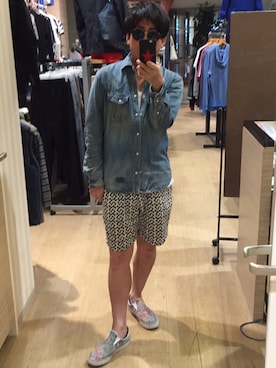 「HTC（エイチティーシー）のアイテム（ブレスレット）」を使った、70eidjさん（メンズ・168cm）の秋コーディネート