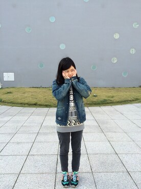 「TAKI（タキ）のアイテム」を使った、Kukkaさん（レディース・155cm）の冬コーディネート