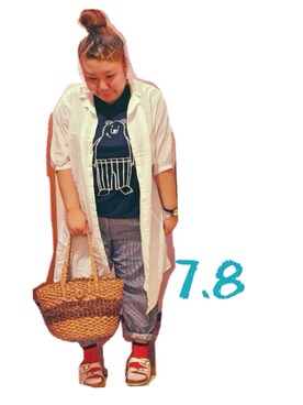 kasan/manaさん（レディース・155cm）の夏コーディネート