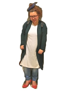 「smooth（スムース）のアイテム」を使った、kasan/manaさん（レディース・155cm）の春コーディネート